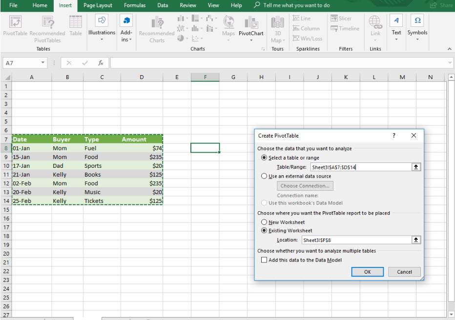 Create Pivot Table And Pivot Chart In Excel Less Than Two Minutes