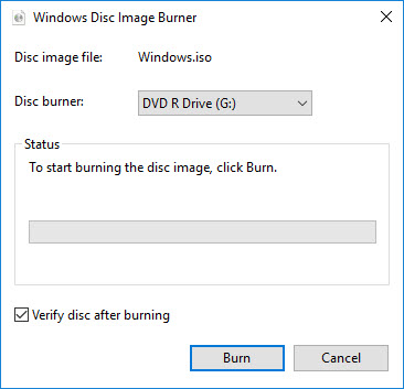 How To Create A Bootable DVD And USB Drive Installer For Windows 10